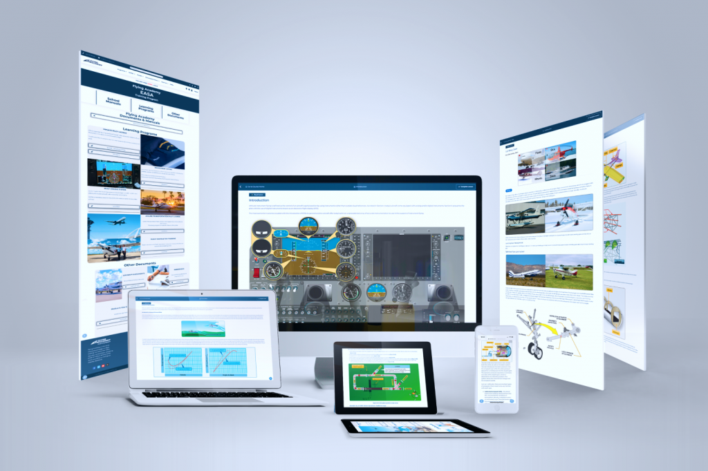 Flying Academy LMS Interface